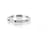 Tiffany & Co Klassischer Ehering aus Platin mit Diamant - Größe Silber  - Ansicht 4