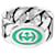 Gucci Interlocking Enamel Ring Silvery  - view 1