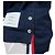 Thom Browne Camiseta Ringer con Abertura Lateral Azul Marino - vista 15