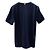 Thom Browne Camiseta Ringer con Abertura Lateral Azul Marino - vista 3