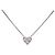 Tiffany & Co Collana in platino con pendente a forma di cuore in diamante Multicolore