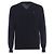 Ralph Lauren Pima-Baumwollpullover mit V-Ausschnitt und Pony-Logo-Stickerei Schwarz