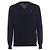 Ralph Lauren Pima-Baumwollpullover mit V-Ausschnitt und Pony-Logo-Stickerei Schwarz - Ansicht 4