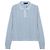 Ralph Lauren Langarm-Polo aus Strick mit gesticktem Pony-Logo Blau