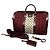 Gucci Borsa Boston GG in tela bordeaux Multicolore - vista 5