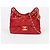 Chanel Borsa hobo piccola con catena da tasca Rosso - vista 2