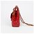 Chanel Borsa hobo piccola con catena da tasca Rosso - vista 6