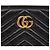 Gucci Pochette GG Marmont Negro - vista 3