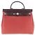 Hermès Borsa Tote Herbag Borsa a Spalla Set Twilly Rosso