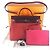 Hermès Borsa Tote Herbag Borsa a Spalla Set Twilly Rosso - vista 10