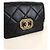 Chanel Borsa a spalla in pelle di vitello Strass Nero - vista 3