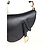 Saddle Dior Sattelleder Schultertasche Schwarz - Ansicht 2