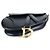 Saddle Dior Sattelleder Schultertasche Schwarz - Ansicht 6