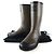 Chanel cc CC Rubber Rain Boots Multiple colors