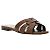 Saint Laurent Mule Piatto Tribute in Pelle Lizard Embossed Multicolore - vista 5
