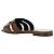 Saint Laurent Mule Piatto Tribute in Pelle Lizard Embossed Multicolore - vista 6