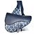 Saddle Dior Borsa a sella con diamante Blu