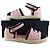 Chanel Sandali espadrilles in maglia con cinturino alla caviglia e chiusura CC Multicolore