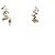 Chanel Orecchino con logo in lettering - vista 5