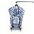 Dior Kapuze aus Toile de Jouy Blau - Ansicht 4