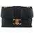 Céline El Bolso de Hombro Crossbody Victory en Piel de Ternera Suppl Grain Negro