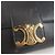 Céline El Bolso de Hombro Crossbody Victory en Piel de Ternera Suppl Grain Negro - vista 2