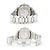 Calibre de Cartier Chrono Aço Prata - vista 4