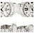 Calibre de Cartier Chrono Aço Prata - vista 6