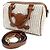 Céline Borsa Boston in tessuto piccola Marrone - vista 2