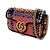 Gucci Borsa a tracolla super mini in tweed Multicolore - vista 2
