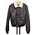 Alexander Mcqueen Lammfell-Lederjacke Mehrfarben