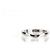 Cartier Ballerina-Ehering aus Platin mit Diamant, Größe Silber - Ansicht 4