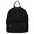 Kiton Zaino nero in nylon e pelle con logo