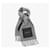Jacquemus Sciarpa con frange e logo jacquard Marrone  - vista 7