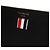Clutch in pelle nera Thom Browne Nero - vista 5