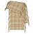 Burberry Sciarpa Felice in Cashmere a Quadri Arancione - vista 4
