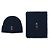 Ralph Lauren Set sciarpa e berretto in lana Polo Bear Nero