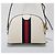 Gucci Borsa a Spalla Ophidia GG Dome Supreme Piccola Argento - vista 4