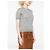 Gucci Top de cachemira y seda intarsia Plata - vista 7