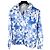 Louis Vuitton Veste coupe-vent monogramme aquarelle Bleu