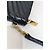 Saint Laurent Grande pochette in pelle di vitello nera trapuntata con dettagli dorati - vista 19