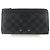 Louis Vuitton Langer Zippy Dragonne Geldbeutel Schwarz