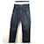 Fendi Pantaloni in denim ff FF Nero - vista 2