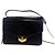 Chanel Borsa a Spalla con Patta Chevron Nero