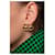 Balenciaga Pendientes de botón Naranja  - vista 5