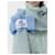 Marni Sciarpa in mohair a righe Blu  - vista 7