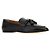 Tod's Mocassini con decorazione a nappine Nero - vista 4