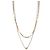 Alexander Mcqueen Collana a Catena con Teschio di Perle Multicolore