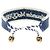 Alexander Mcqueen Bracciale in tessuto con logo teschio Multicolore