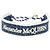 Alexander Mcqueen Bracciale in tessuto con logo teschio Multicolore - vista 5